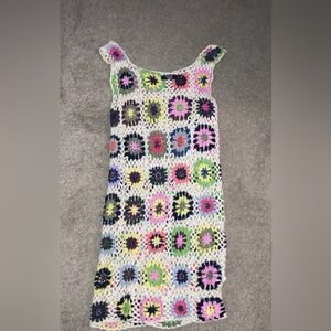 Crochet Floral Dress